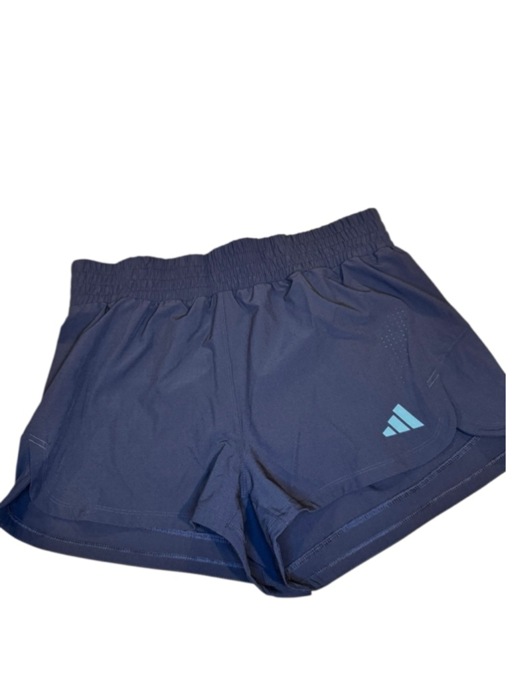 Women's Adidas Tech Pacer Athletic Shorts L Black n53